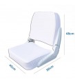 Sealux Katlanır Tekne Koltuğu Beyaz 45x36x48cm SL28043