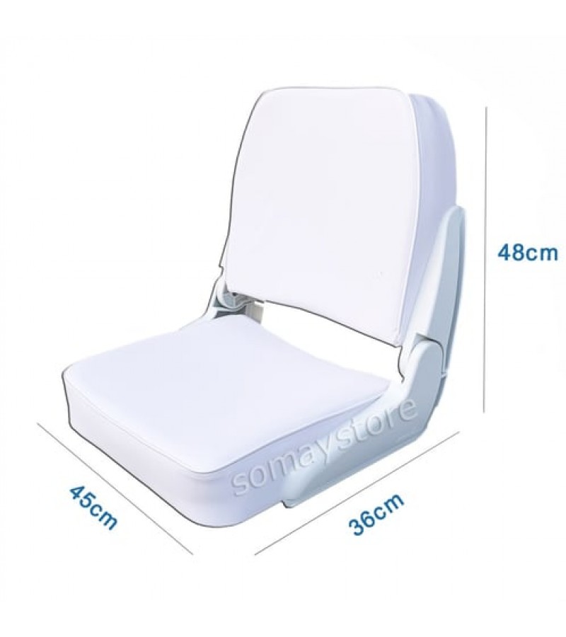 Sealux Katlanır Tekne Koltuğu Beyaz 45x36x48cm SL28043