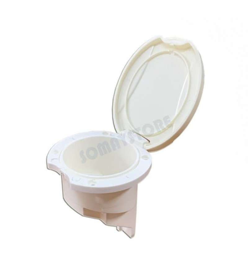 Sealux Yandan Montaj Duş Yuvası Beyaz Kapak