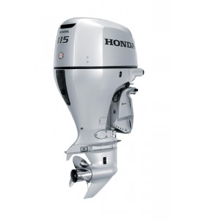 HONDA 115 HP (Ekstra Uzun Şaftlı, Marşlı, Trimli, Direksiyonlu) Dıştan Takma Deniz Motoru - Beyaz BF 115 J XRU